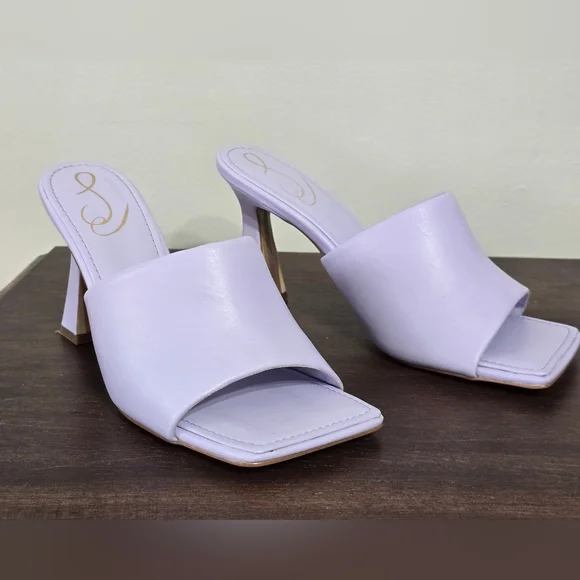 🤩Host Pick❤️Sam Edelman Carmen Leather Slip-on Heels Women's Size 8M - Picture 2 of 13